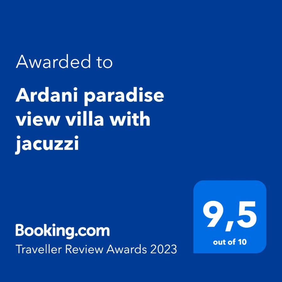 Ardani Paradise View Villa With Jacuzzi Амупі Екстер'єр фото
